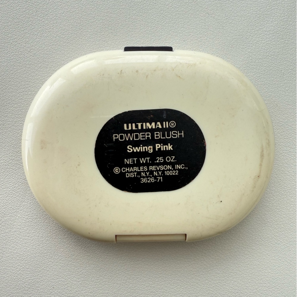 Charles Revson Ultima Vintage Makeup Blush color swing pink